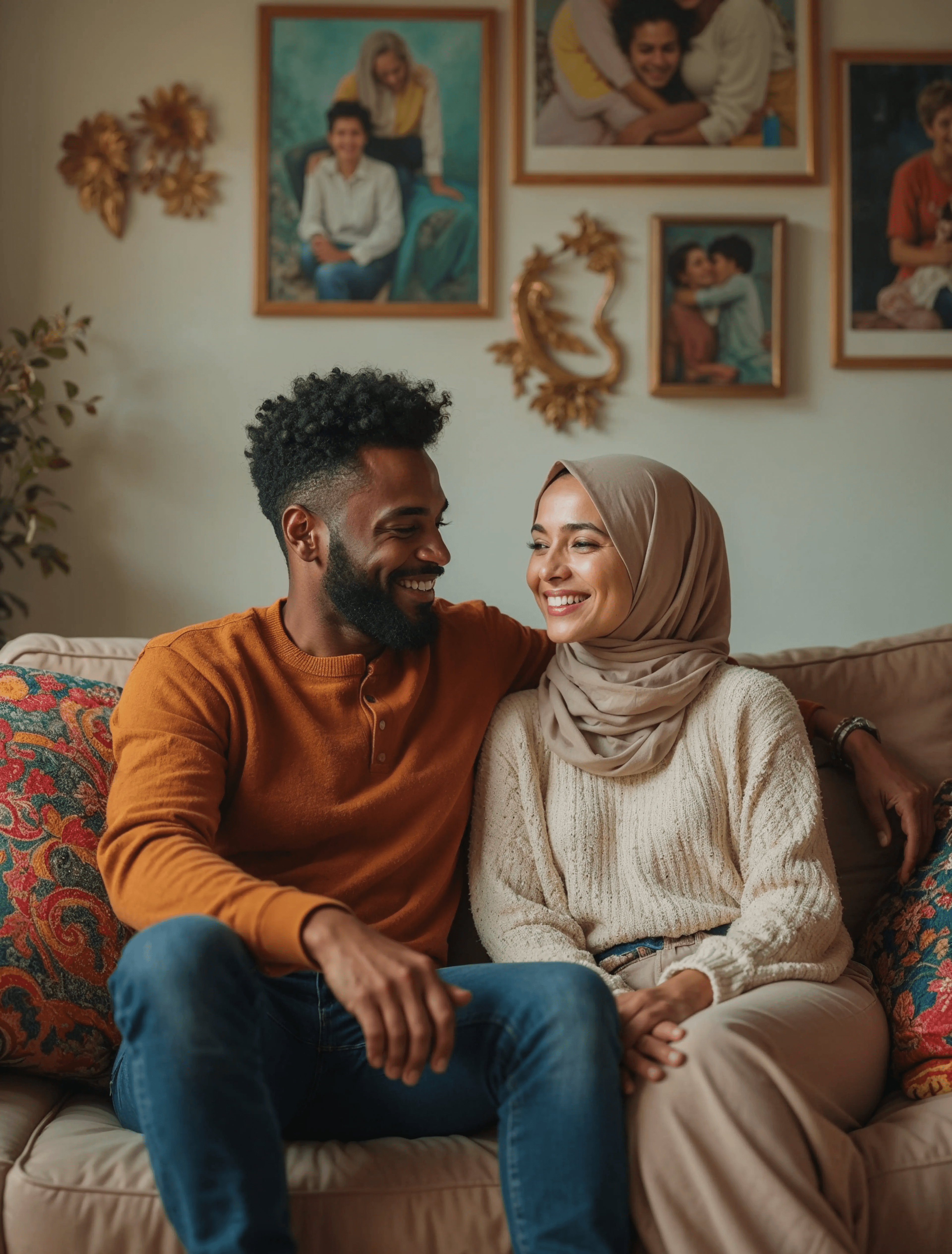 VIDNIK Muslim Matchmaking App UK Couple Picture