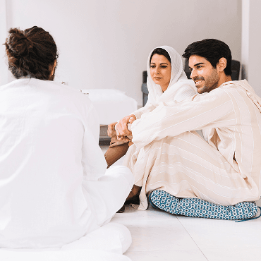 British Muslim Single Discussing Marriage with Parents